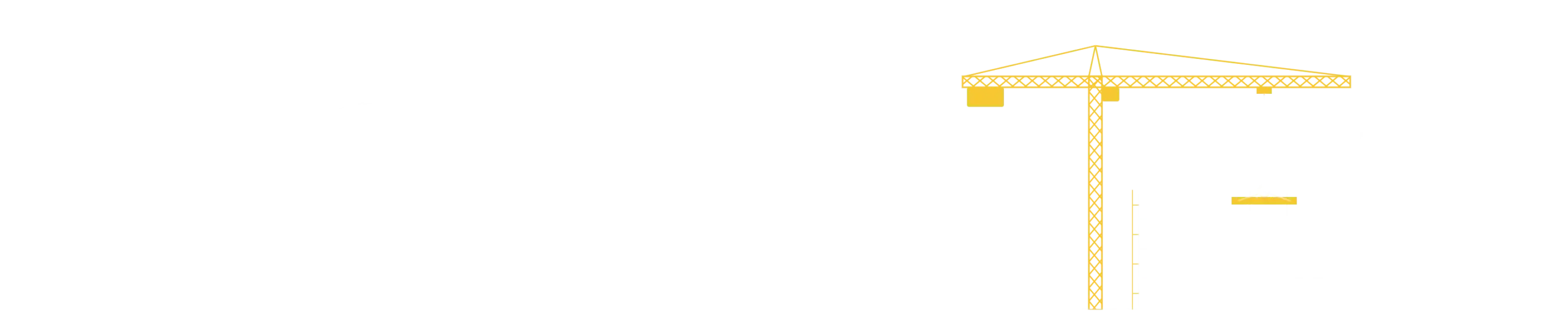Illustration of a Queensland construction site skyline with cranes