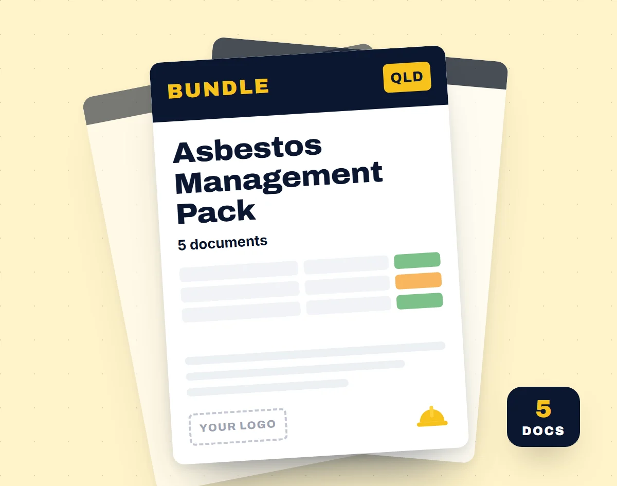 Asbestos Management Pack template cover