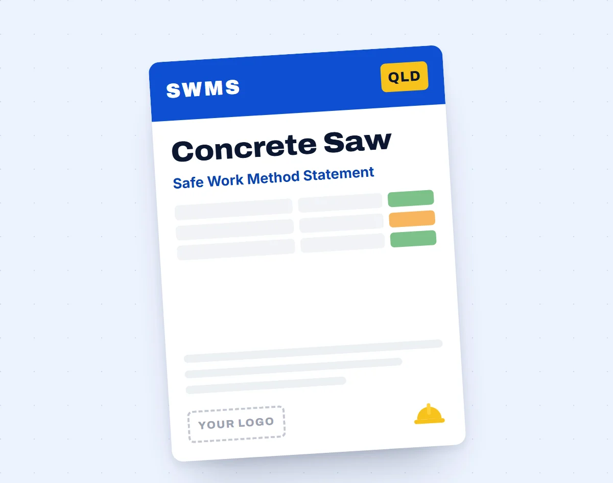 Concrete Saw SWMS