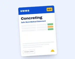 Concreting SWMS Template template cover