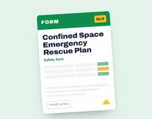 Confined Space Emergency Rescue Plan Template template cover