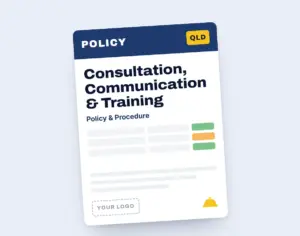 Consultation, Communication & Training Policy Template template cover