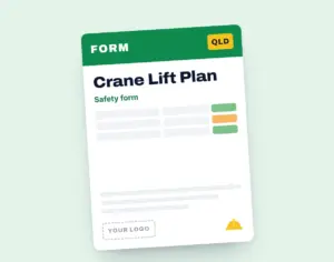 Crane Lift Plan Template template cover