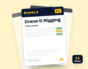 Crane & Rigging SWMS Bundle template cover