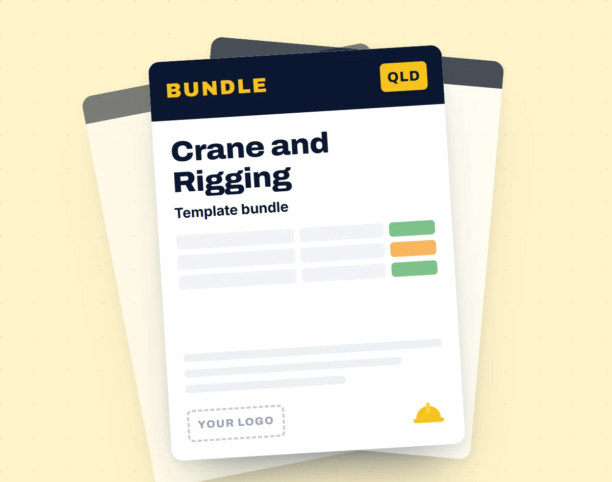 Crane and Rigging SWMS Bundle