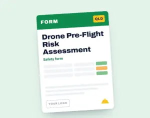 Drone Pre-Flight Site Risk Assessment & Checklist template cover