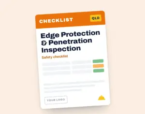 Edge Protection and Penetration Inspection Checklist template cover