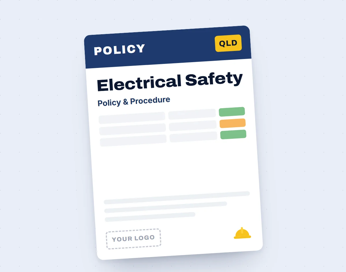 Electrical Safety Policy & Procedure Template