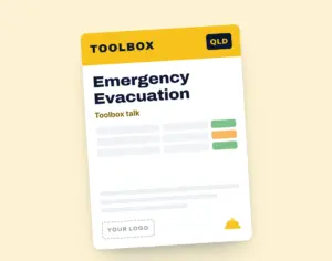 Emergency Evacuation Toolbox Meeting Template template cover