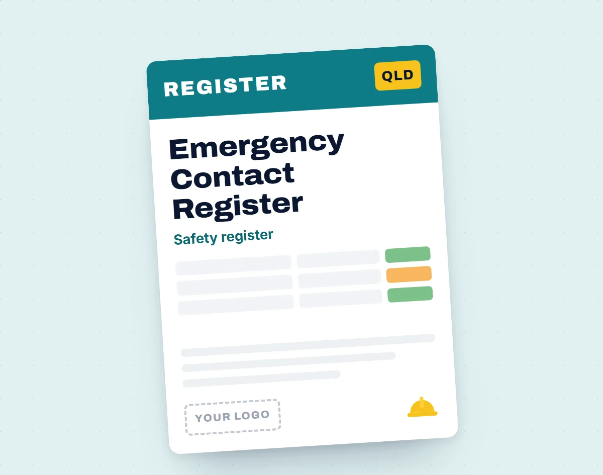 Employee Emergency Contact Register Template