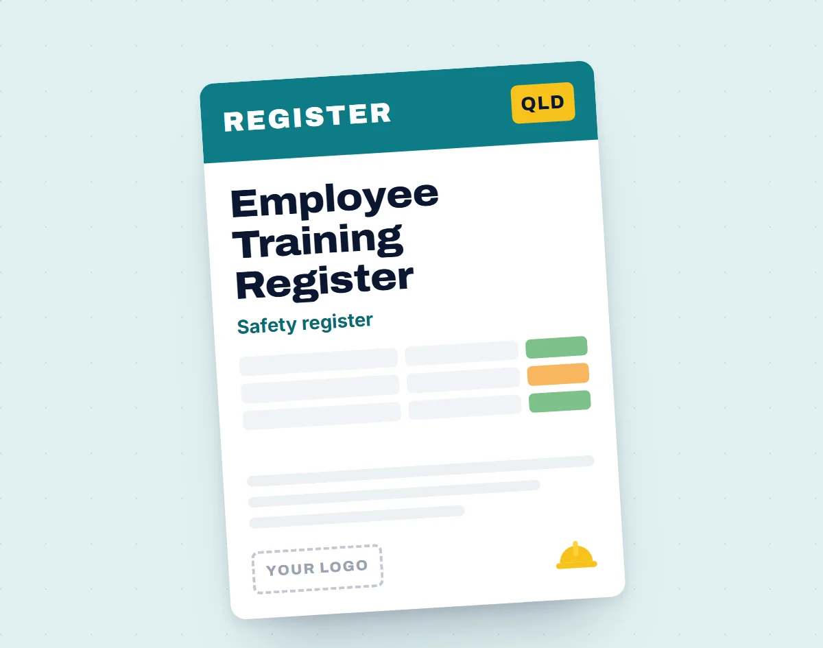 Employee Training Register