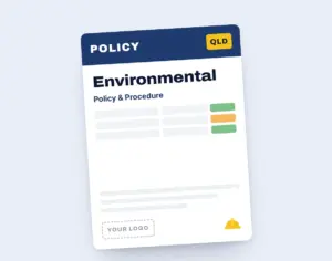Environmental Policy Template template cover
