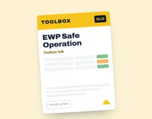 EWP Safe Operation Toolbox Meeting Template template cover