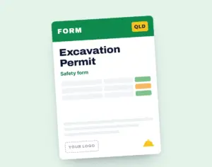 Excavation Permit template cover