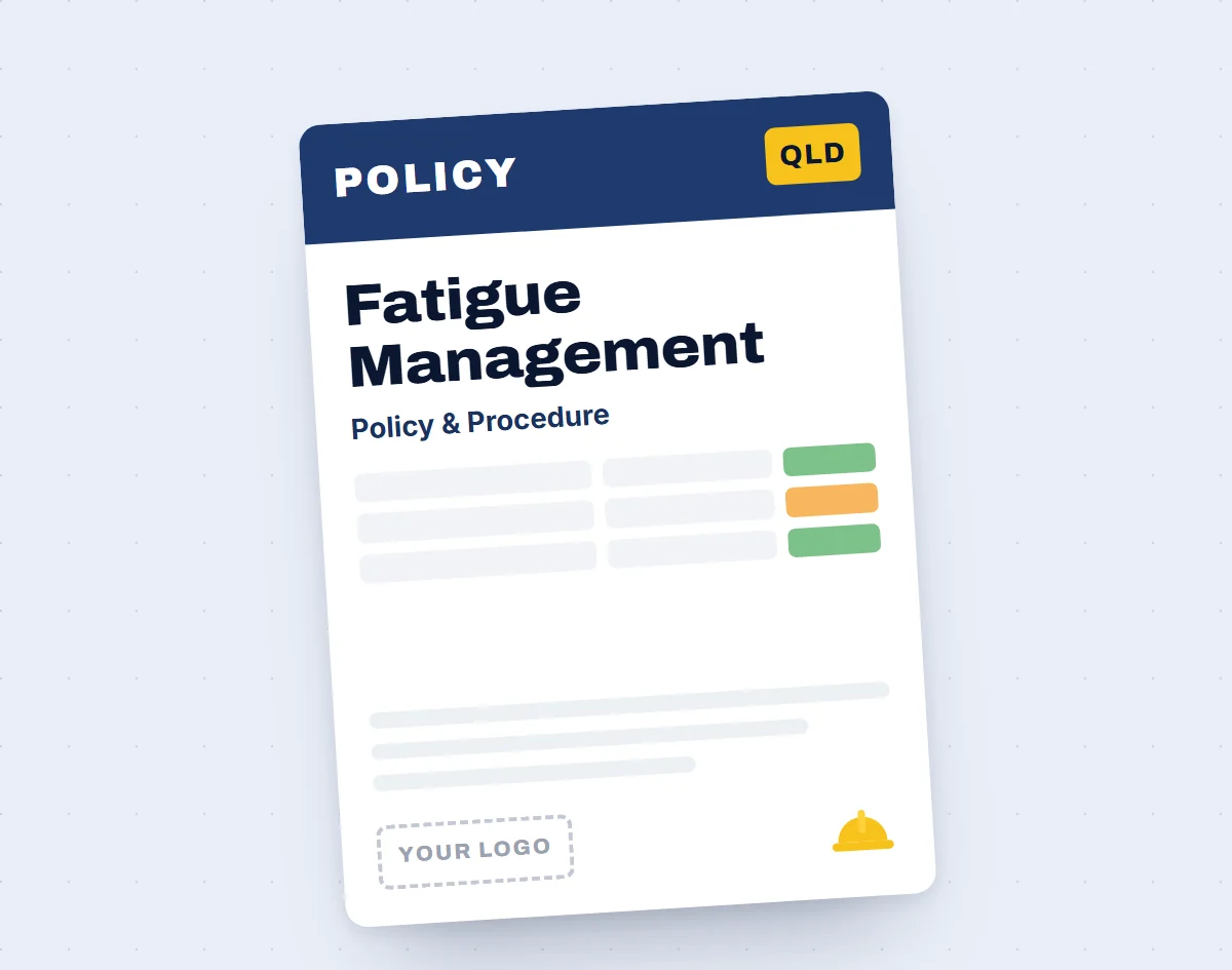 Fatigue Management Policy & Procedure Template