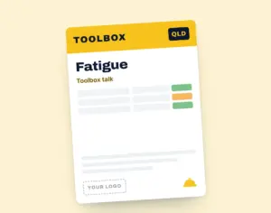 Fatigue Toolbox Meeting Template template cover