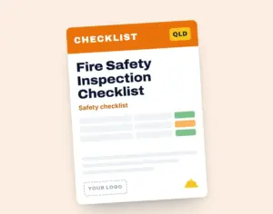 Fire Safety Inspection Checklist template cover