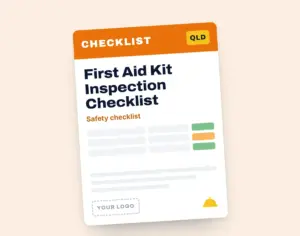 First Aid Kit Inspection Checklist template cover
