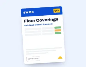 Floor Coverings SWMS template cover