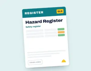 Free Hazard Register Template template cover