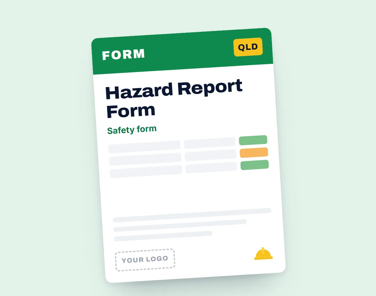 Free Hazard Report Form Template