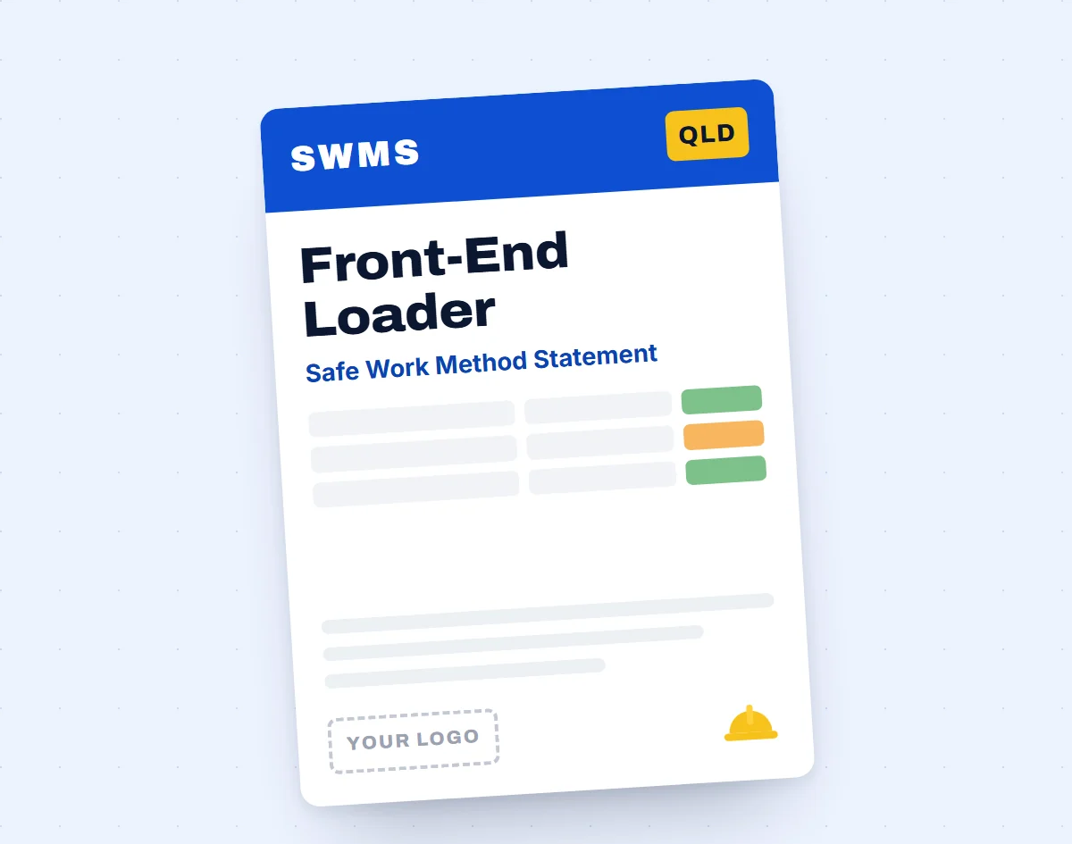 Front-End Loader SWMS