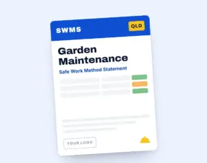 Garden Maintenance SWMS template cover
