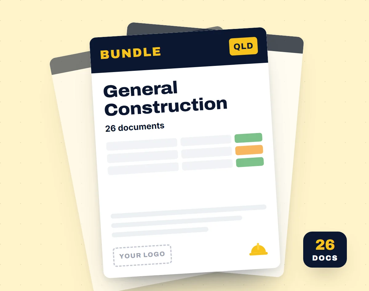 General Construction SWMS Bundle