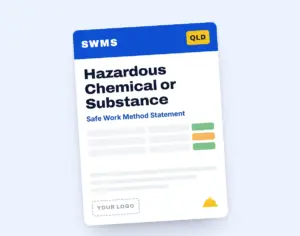 Hazardous Chemical or Substance SWMS template cover