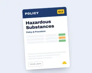 Hazardous Substances Policy & Procedure Template template cover