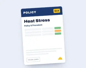 Heat Stress Policy Template template cover