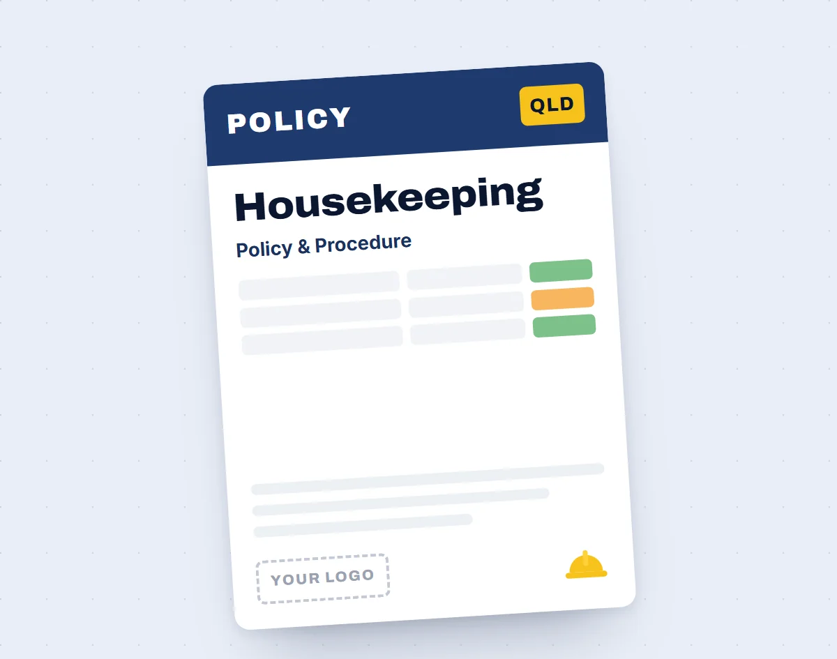 Housekeeping Policy Template