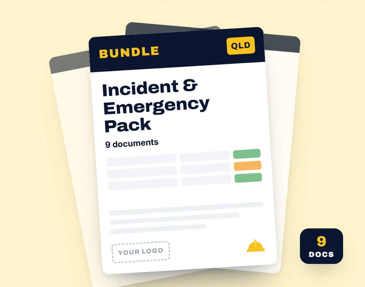 Incident & Emergency Pack template cover