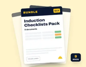 Induction Checklists Pack template cover