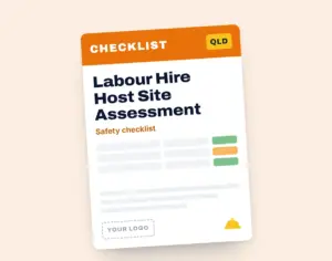 Labour Hire Host Site Assessment Checklist template cover