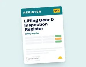 Lifting Gear & Inspection Register template cover
