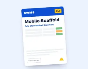 Mobile Scaffold SWMS template cover