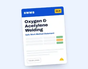 Oxygen & Acetylene Welding SWMS template cover