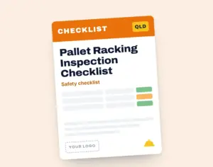 Pallet Racking Inspection Checklist template cover
