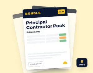 Principal Contractor Pack template cover