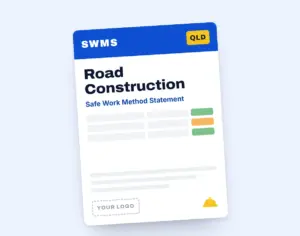 Road Construction SWMS template cover