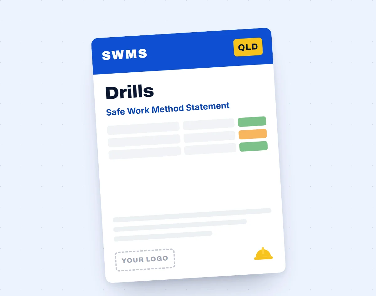 Safe Operation of Drills SWMS