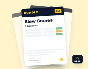 Slew Cranes SWMS Bundle template cover