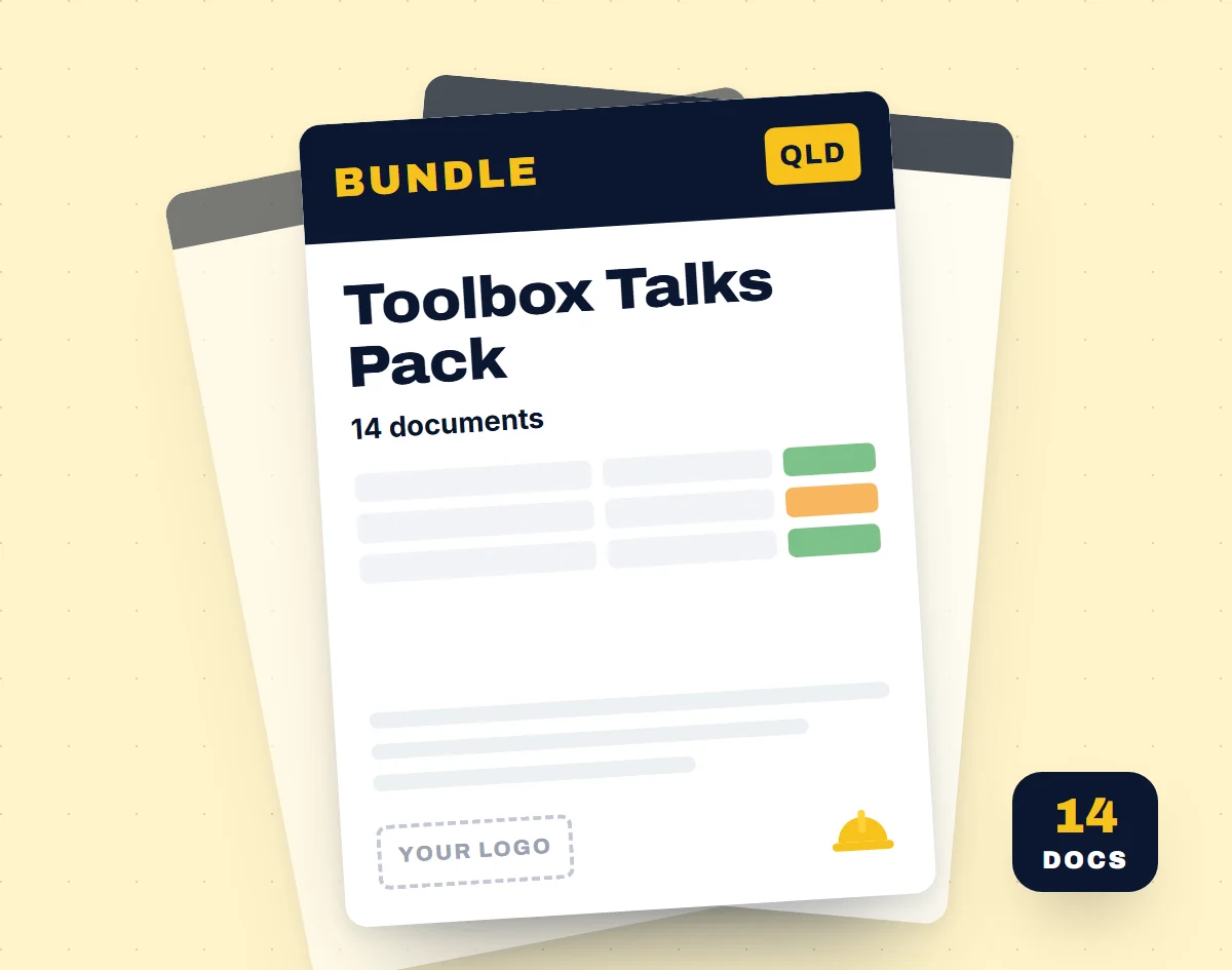 Toolbox Talks Pack template cover
