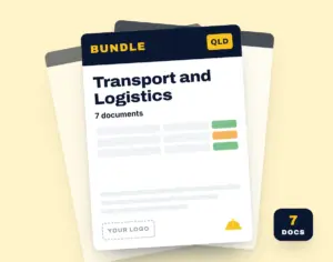 Transport and Logistics SWMS Bundle template cover