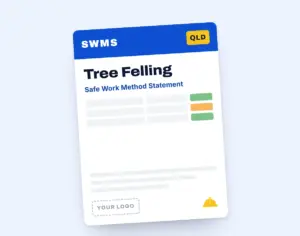 Tree Felling SWMS template cover
