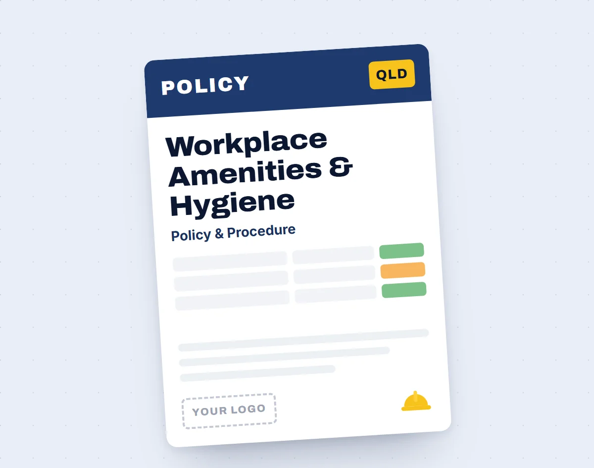 Workplace Amenities & Hygiene Policy Template